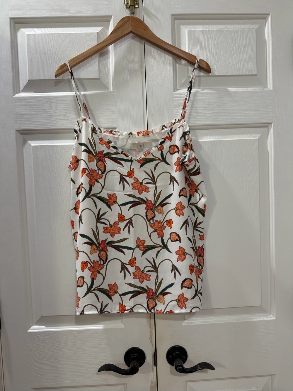LOFT Floral Cami Top Size L